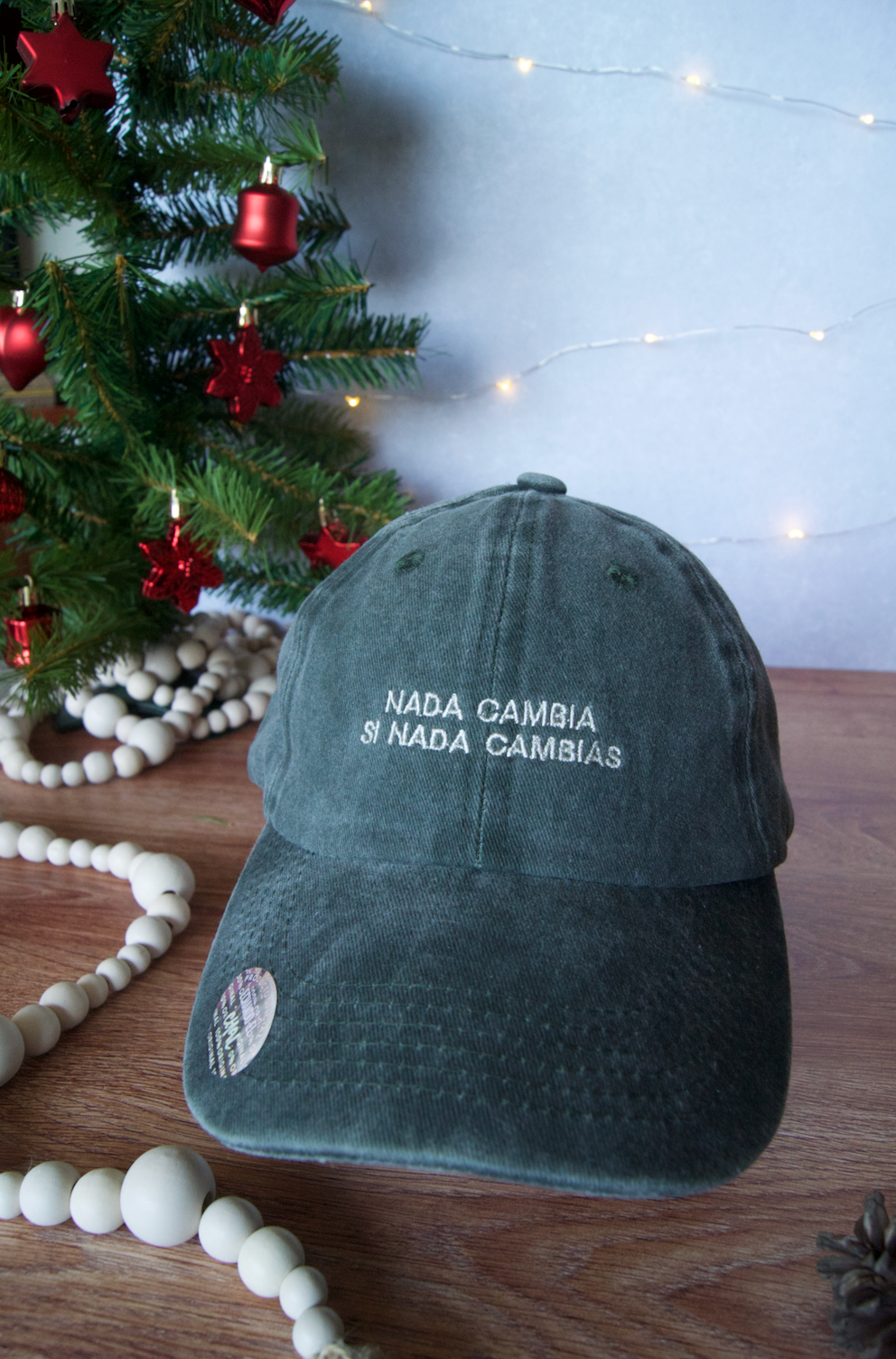Gorra “Nada cambia si nada cambias”