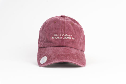 Gorra “Nada cambia si nada cambias”