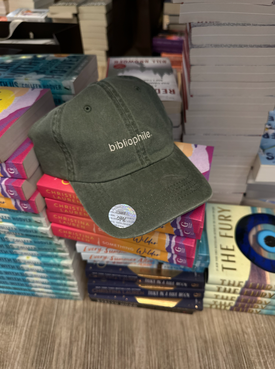 Gorra "bibliophile"